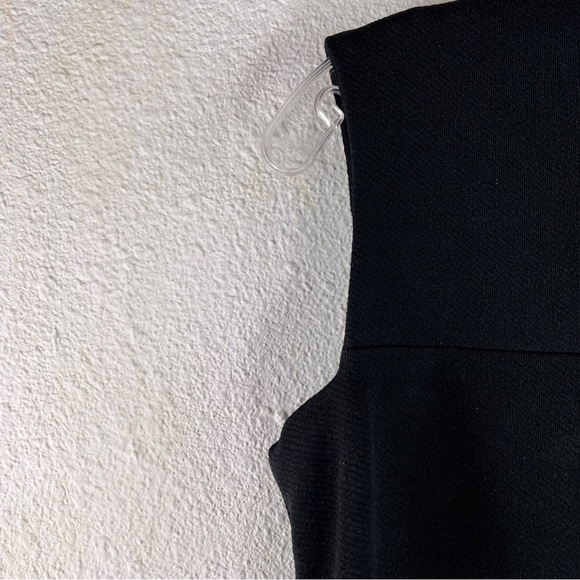 TRENDS BY JERRIE LURIE. Vintage 1960’s Black textured polyester cocktail dress - Picture 4 of 9